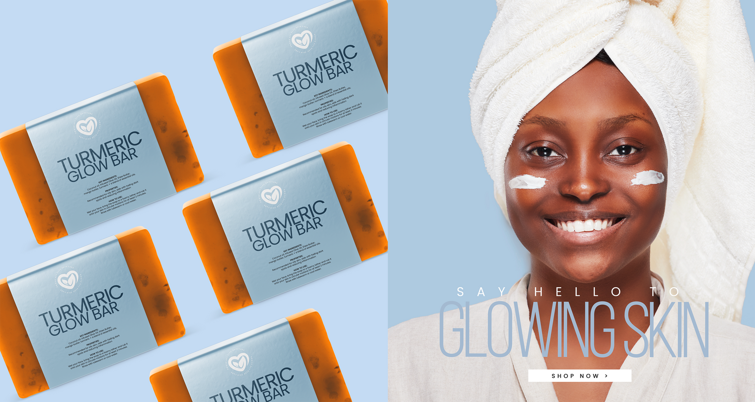 Say Hello To Glowing Skin - Shop Now. Turmeric Glow Bar