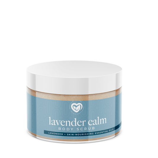 lavender calm body scrub